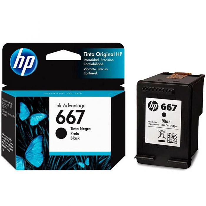 Cartucho de tinta HP 667 NEGRO
